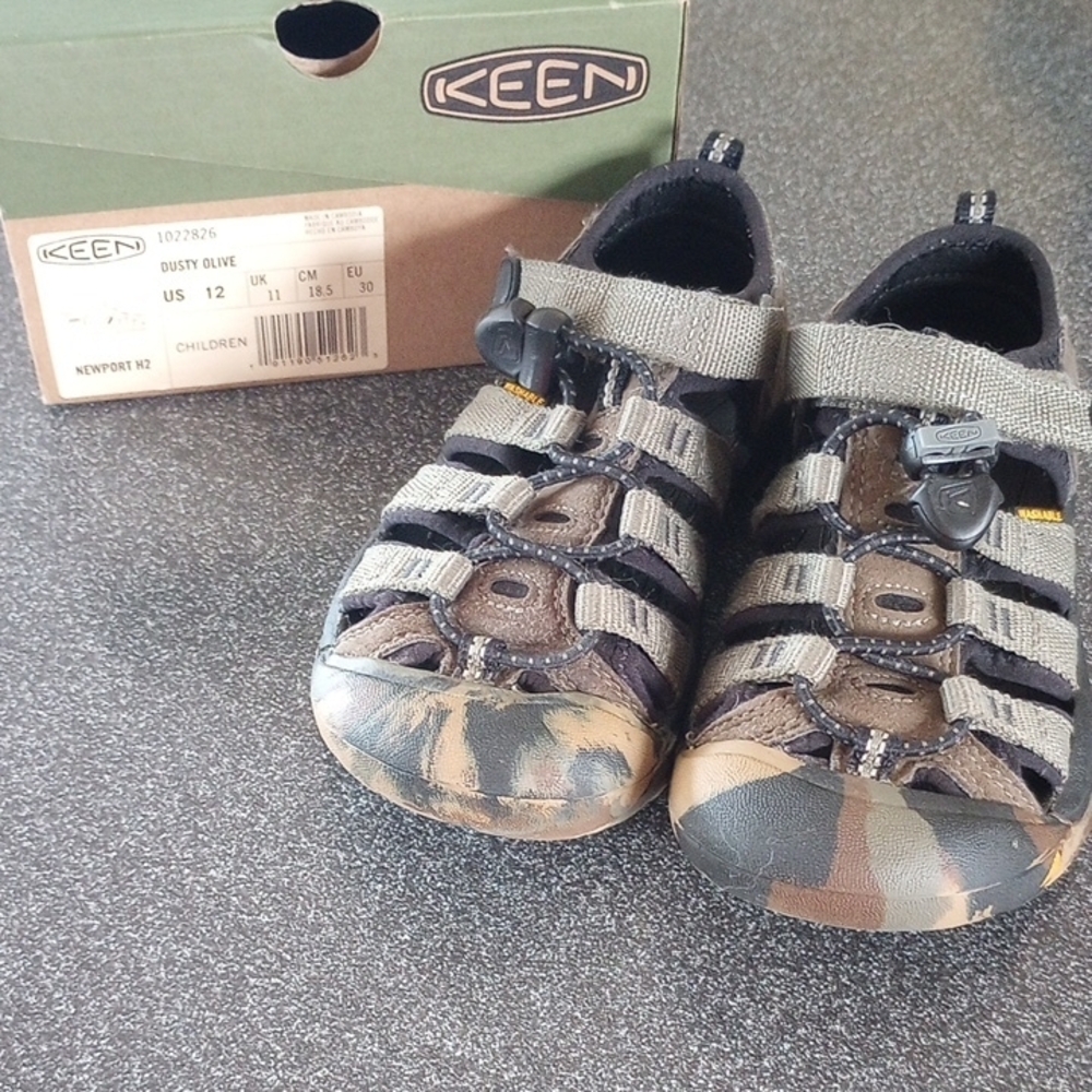 Keen Kids' Dusty Olive Sandals
